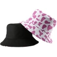 thumbnail image 1 of CoCopeaunts Cow Bucket Hat for Men Outdoor Sports Leisure Cotton Bucket Cap for Women Sun Protection Double Sided Wear Basin Hat, 1 of 8