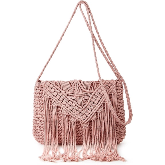 CoCopeaunts Crossbody Bag for Women Cute Hobo Bag Satchel Bag Summer Bag Knit Bag Beach Bag Purse Tote Handbags for Women 2023