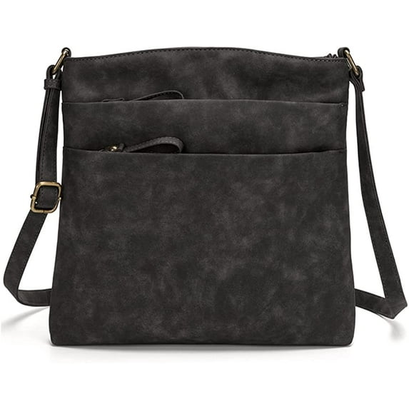 CoCopeaunts Crossbody Bag for Women Retro Hobo Shoulder Purse Leather Tote Handbag Large Travel Satchel