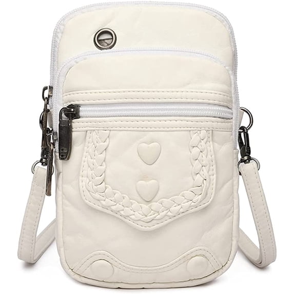 CoCopeaunts Crossbody Bag for Women Small Cellphone Purse Leather Shoulder Pocketbook Retro Handbag
