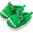CoCopeaunts Cute Crocodile Slipper for Kids Warm Slip on Homes Slippers