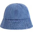 thumbnail image 1 of CoCopeaunts Denim Bucket Hat Women Autumn Winter Foldable Solid Color Wadding Caps Keep Warm Sunscreen Basin Fisherman Hat, 1 of 8
