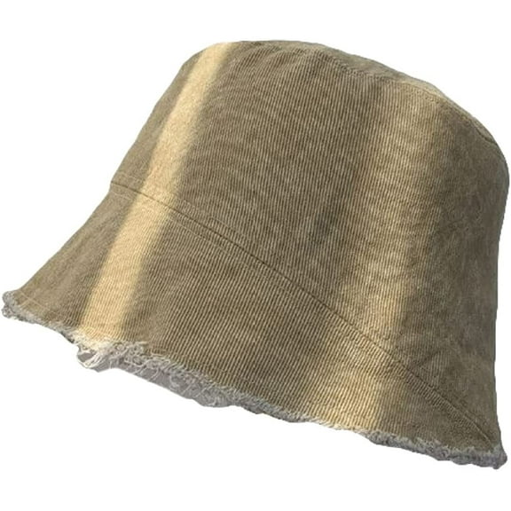 CoCopeaunts Denim Bucket Hats Irregular Foldable Men Fisherman Hat Unisex Fashion Frayed Brim Summer Travel Bucket Cap for Women