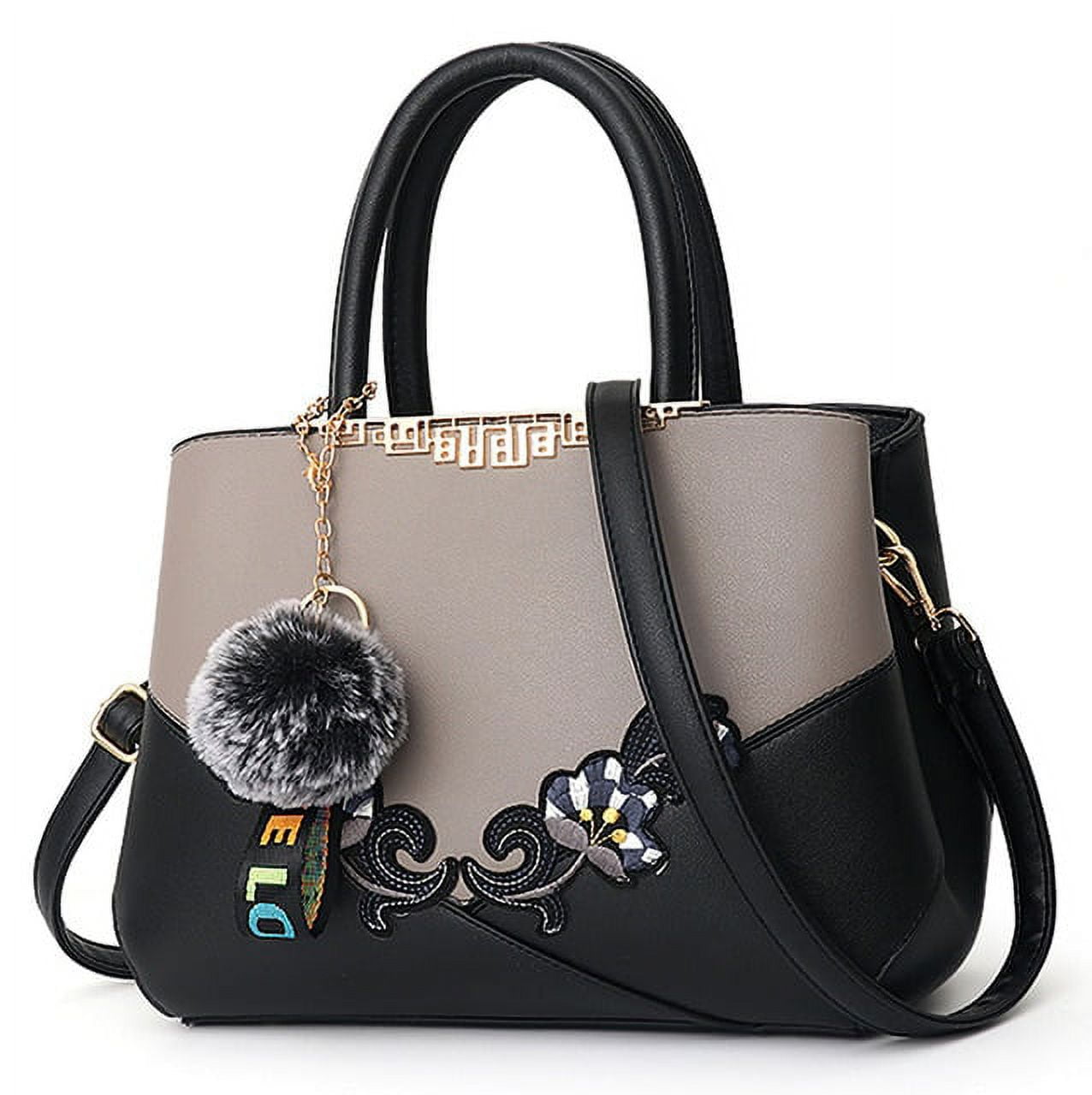 Handbags fashion bag set female purse collection Vector Image