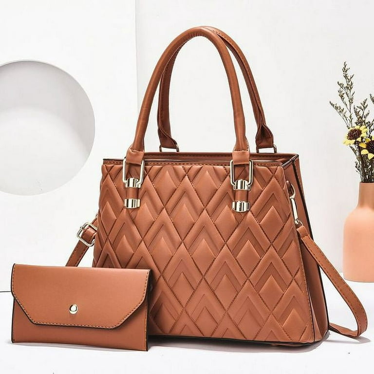 Brown canvas and leather purse with keyring · Women's fashion · El Corte  Inglés