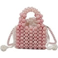 thumbnail image 1 of CoCopeaunts Evening Bag for Women Cute Handbag Mini Hobo Bag Crossbody Bag Women Rhinestone Pearl Woven Purse Party Wedding Clutch Bag, 1 of 6