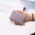 thumbnail image 1 of CoCopeaunts Fashion Customized Initials Genuine Leather Pebbled Zipper Wallet Women Luxury Short Coin Purse Clutch Bag Designer Women Wallet, 1 of 6