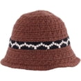 thumbnail image 1 of CoCopeaunts Fashion Stripe Women Bucket Hats Soft Foldable Compressible Knitting Hat for Girl Ladies Walking Fishing Camping, 1 of 8