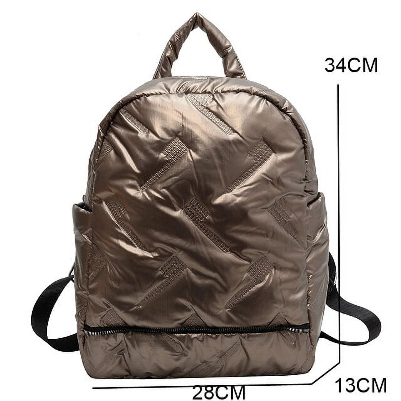 CoCopeaunts Fashion Ultra Light Down Cotton Backpack Women Waterproof Soft School Travel Bags Student School Bags For Teenage Girls Rucksack Walmart