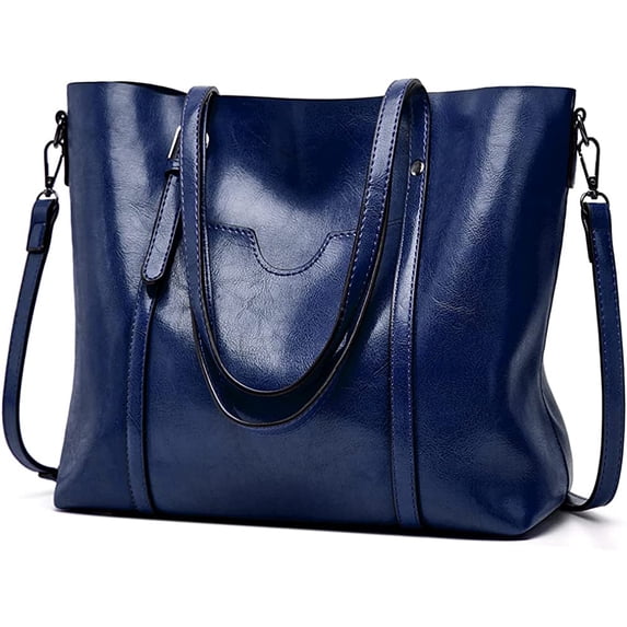 CoCopeaunts Faux Leather Tote Bag for Women Large Capacity Handbag Top Handle Satchel Fashion Shoulder Bag Crossbody Bag Purse