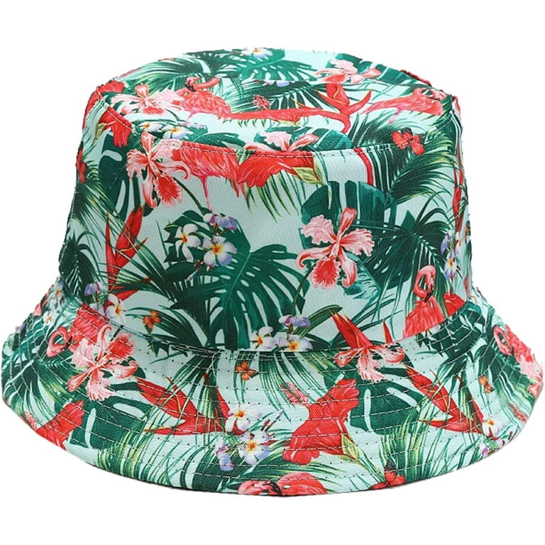 CoCopeaunts Flamingo Bucket Hat for Men Summer Breathable Comfort Bucket  Cap Lightweight Packable 2 Side Wearable Fisherman Hat 