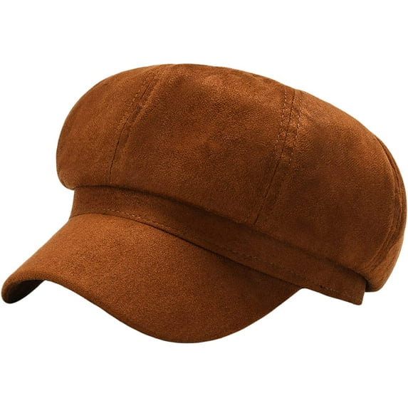 CoCopeaunts Fleece Anise Newsboy Cap Vintage Women Adjustable Octagonal Cap Female Winter Autumn Leisure Hat French Beret