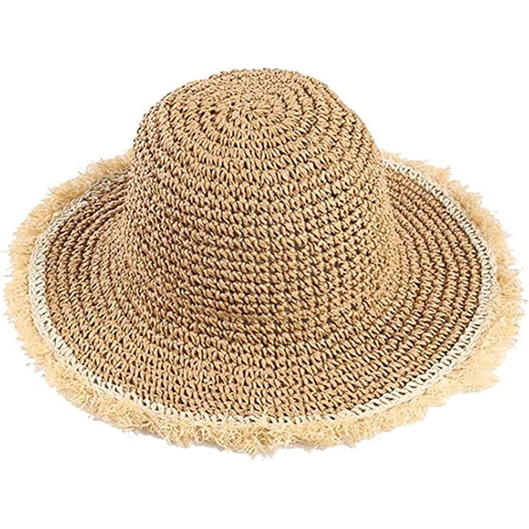 CoCopeanuts Foldable Floppy Straw Hat for Women, Wide Brim  display picture 1