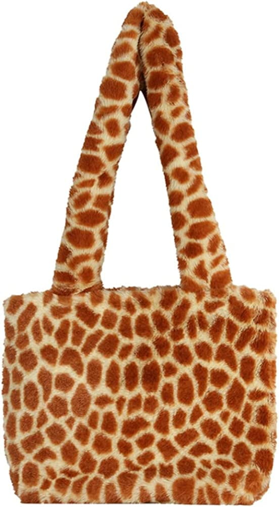 Fuzzy cheetah bag sale