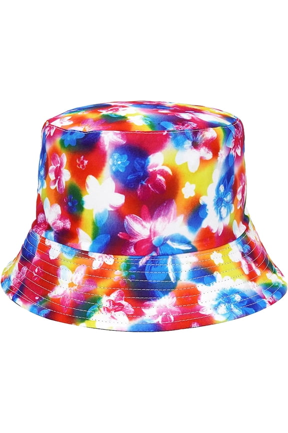 Graffiti Bob Cap Hip Hop Bucket Hat Foldable Double-Sided Fishing Hat Tie Dye Gorros Men Women Beach Sun Fisherman Hat