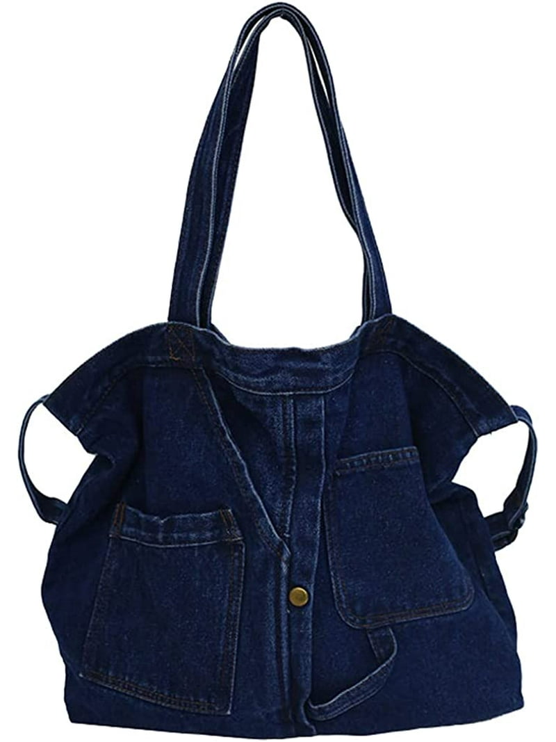 CoCopeaunts Handbag for Women Hobo Tote Bag Denim Crossbody Bag