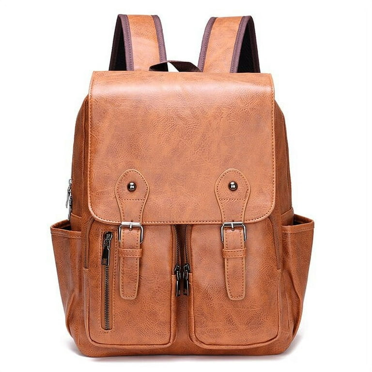 CoCopeaunts High Qualit Man Backpack Soft Leather Mens Backpacks Luxury  Designer Vintage BackPack Laptop Bag Male Large Capacity Travel Bag 