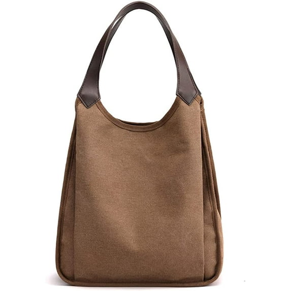 CoCopeaunts Hobo Tote Bag for Women Soft Canvas Shoulder Bag Large Capacity Handbag Top Handle Satchel Casual Purse