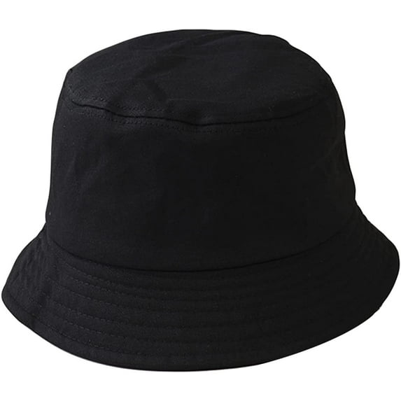 CoCopeaunts Kids Bucket Hat and Women Bucket Cap Summer Sunscreen Men Pure Color Outdoor Collapsible Fisherman Hat 2 Sizes
