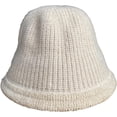 thumbnail image 1 of CoCopeaunts Knitted Bucket Hat for Women Autumn Winter Solid Color Versatile Wool Hat, Fashionable Outdoor Warm Fisherman Hat, 1 of 8