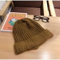 thumbnail image 1 of CoCopeaunts Knitted Hat Woman Winter Warm Hat Men Skull Hat Loose Big Head Solid Color Casual Beanie Hat Outdoor, 1 of 5