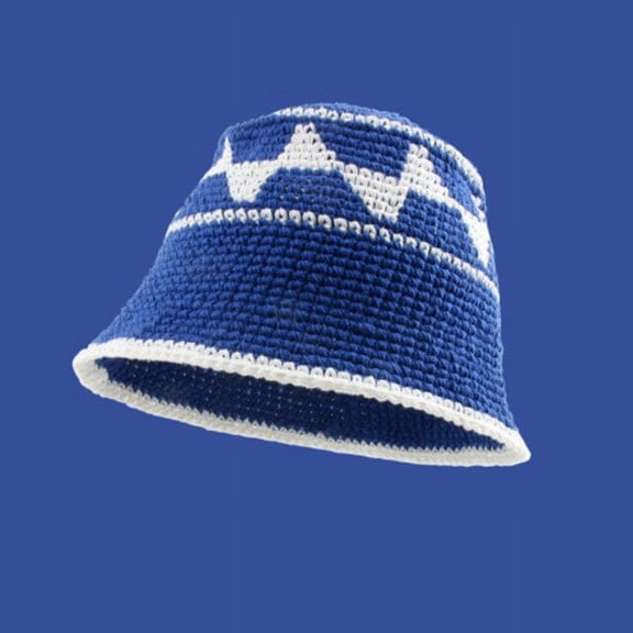 CoCopeaunts Knitted Mix-color Bucket Hats For Women Spring Summer Travel Sunshade Hat Female Crochet Fishermen Cap Outdoor Basin Cap Gorros
