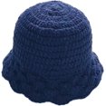 thumbnail image 1 of CoCopeaunts Ladies Bucket Hat Autumn Winter Knitted Breathable Basin Hat Leisure Fascinator Fungus Brim Foldable Fisherman Hat, 1 of 8