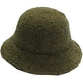 thumbnail image 1 of CoCopeaunts Ladies Bucket Hat Autumn Winter Lambswool Velvet Fisherman Hats Simple Solid Color Casual All-Match Bucket Caps, 1 of 8
