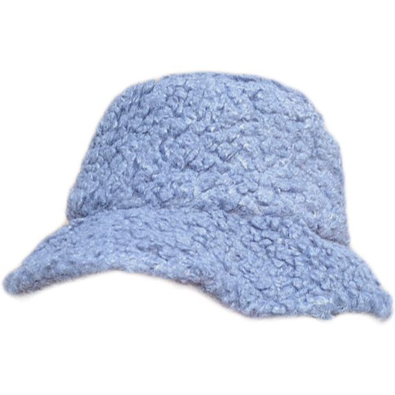 CoCopeaunts Large Bucket Hat Solid Autumn Winter Lamb Wool Men Fisherman Hat Outdoor Lightweight Warm Basin Hat for Women