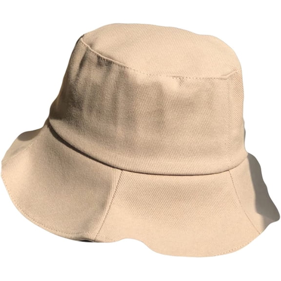 CoCopeaunts Large Bucket Hat Women Elegant Big Wavy Brim Sunscreen Sunshade Fisherman Hat Female Sweet Daily Casual Wild Wear