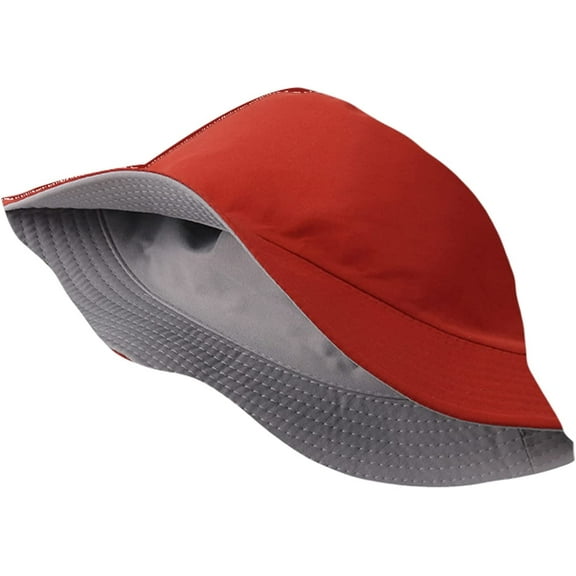 CoCopeaunts Large Bucket Hat Women Solid Double Sided Wear Basin Hat Summer Wide Brim Men Fisherman Hat Casual All-Match