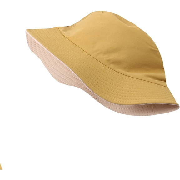 CoCopeaunts Large Bucket Hat Women Solid Double Sided Wear Basin Hat Summer Wide Brim Men Fisherman Hat Casual All-Match