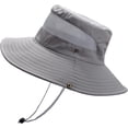 thumbnail image 1 of CoCopeaunts Large Bucket Hat for Men Big Brim Anti-UV Fishing Cap Breathable Mesh Fisherman Hat with Adjustable Chin Strap, 1 of 8