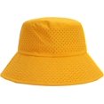 thumbnail image 1 of CoCopeaunts Large Bucket Hat with Windproof Rope Shade Men Fisherman Hat Solid Women Basin Hat Breathable Summer Mesh 2 Sizes, 1 of 8