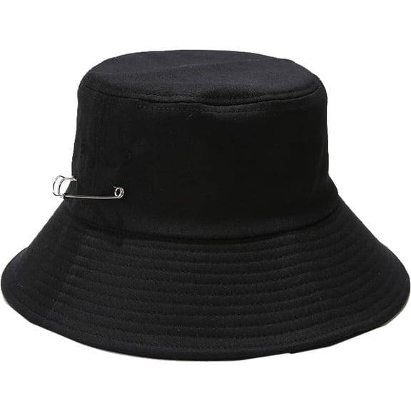 CoCopeaunts Large Buckets Hat Women Big-Brimmed Unisex Pure Color Fisherman Hat Big Head Basin Hat for Mens Outdoor Sunscreen