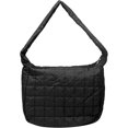thumbnail image 1 of CoCopeaunts Large Capacity Quilted Tote Bag for Women Winter Padded Shoulder Bag Slouchy Fashion Lingge Tote Purse, 1 of 7
