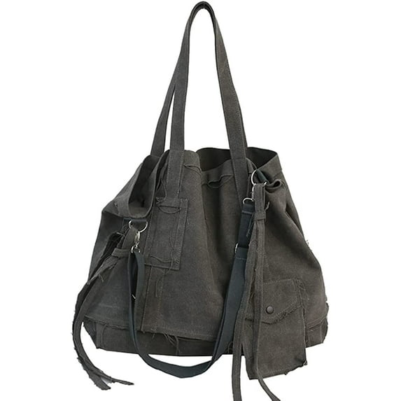 CoCopeaunts Large Crossbody Bag for Men Women Vintage Satchel Messenger Bag Purse Fashion Shoulder Bag