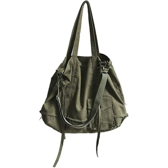 CoCopeaunts Large Crossbody Bag for Men Women Vintage Satchel Messenger Bag Purse Fashion Shoulder Bag