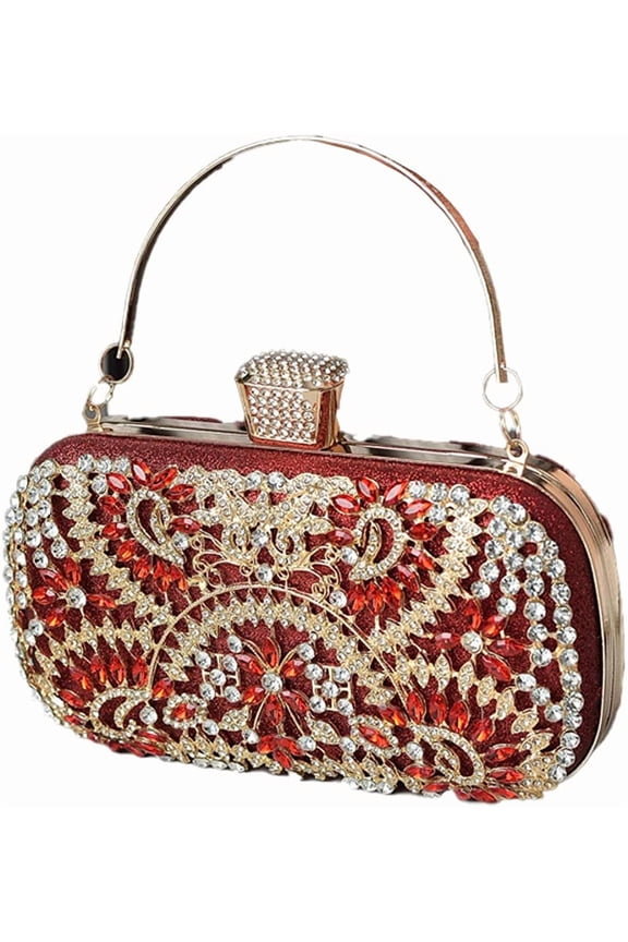 Luxury Crystal Clutch for Women Rhinestone Bling Sequin Evening Bags Sequin Glitter bag for Wedding Party Prom