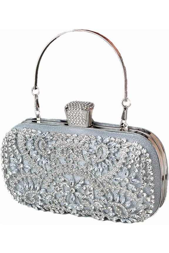 Luxury Crystal Clutch for Women Rhinestone Bling Sequin Evening Bags Sequin Glitter bag for Wedding Party Prom