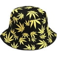 thumbnail image 1 of CoCopeaunts Maple Leaf Bucket Hat for Women Wide Brim Sun Protection Couple Summer Cotton Foldable Men Fisherman Hats All-Match, 1 of 8