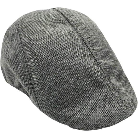 CoCopeaunts Men Beret Newsboy Hats Unisex Classic Western Newsboy Cap Cotton Autumn Winter Warm Beret Hats with Visors