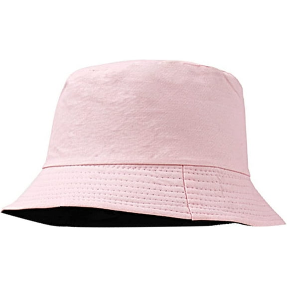 CoCopeaunts Men Bucket Hat Lightweight Packable Women Double Use Fisherman Hats Unisex Pure Color Outdoor Classic Basin Caps