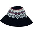 thumbnail image 1 of CoCopeaunts Men Bucket Hat Wide Brim Ethnic Style Knitted Hats Retro Outing Jacquard Weave Warmth Hand-Woven Fisherman Hat, 1 of 8