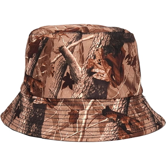 CoCopeaunts Men Fisherman Hat Hunting Summer Bucket Hat for Women Sun Protection Basin Hat Hip Hop College Reversible Bucket Cap