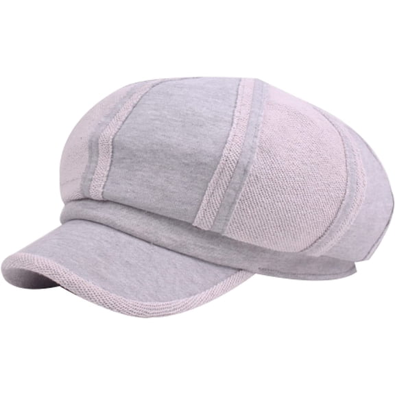 CoCopeaunts Men Women Beret Shabby Patchwork Style Cotton Female Berets Casual Artist Painter Octagonal Newsboy Cap