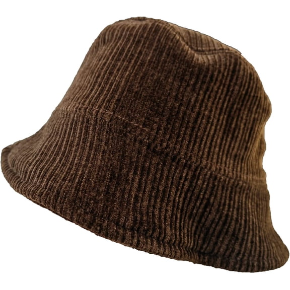 CoCopeaunts Mens Bucket Hat Small Brimmed Fisherman Hat for Women Autumn Winter Version Windproof Foldable Plain Bucket Caps