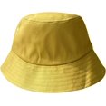 thumbnail image 1 of CoCopeaunts Mens Bucket Hat Solid Colors Summer Spring Women Sun Cap Breathable Packable Cotton Outdoor Fisherman Hat, 1 of 8