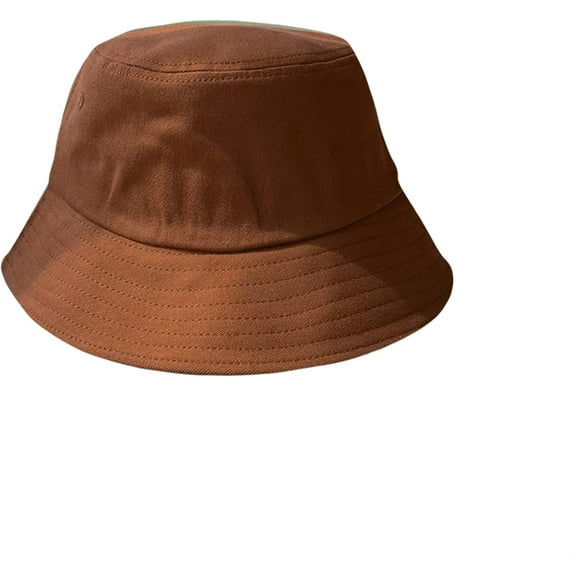 CoCopeaunts Mens Bucket Hat Solid Colors Summer Spring Women Sun Cap Breathable Packable Cotton Outdoor Fisherman Hat