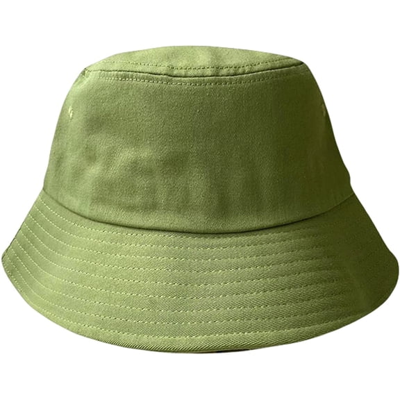 CoCopeaunts Mens Bucket Hat Solid Colors Summer Spring Women Sun Cap Breathable Packable Cotton Outdoor Fisherman Hat